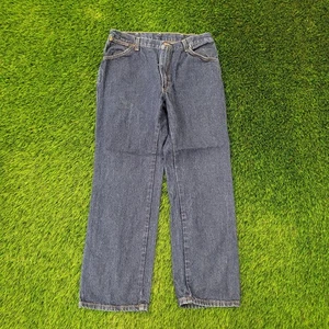 Vintage 90s Big-Ben Straight Jeans 32x29 Dark-Wash Workwear - Picture 1 of 22