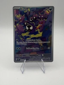 Pokémon TCG Gastly Illustration Rare IR Holo Card 177/162 Temporal Forces - Picture 1 of 2