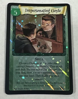 Harry Potter TCG Chamber of Secrets Foil Impersonating Goyle 30/140 Unplayed - Image 1 of 3