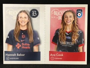 Hannah Bebar Ava Cook 2025 Parkside NWSL Vol 1 Beachwood Short Print - Picture 1 of 2