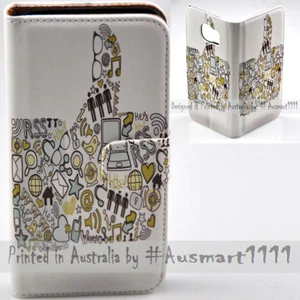 Funda tipo billetera con impresión de letrero para teléfono móvil Apple iPhone Series - - Imagen 1 de 3