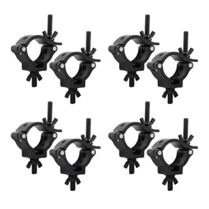 8x Equinox TC25B Aluminium 25kg Black Half Coupler 33mm-38mm Truss Clamp - Picture 1 of 4