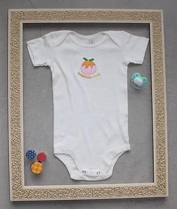 Body CARTER's Beige Navidad Pudín Bebé Niña - TALLA 12 MESES *NUEVO* - Imagen 1 de 1