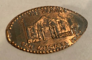 The Alamo San Antonio Texas Enlongated Pressed Penny 1990D - Picture 1 of 2