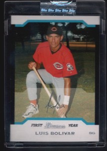 LUIS BOLIVAR 2004 BOWMAN RC ROOKIE UNCIRCULATED SILVER REDS SP #217/245 $10
