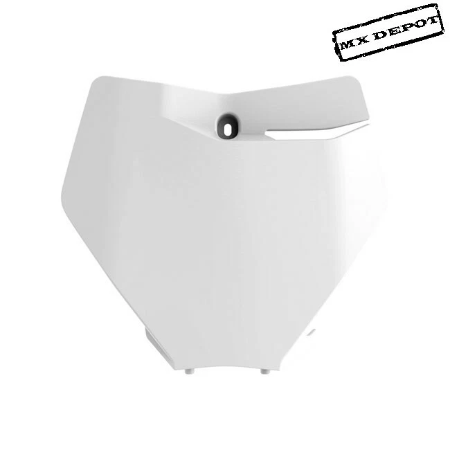 POLISPORT R-TECH ACERBIS KTM SX125 SX150 2019 - 2022 RICAMBIO TARGA ANTERIORE BIANCA