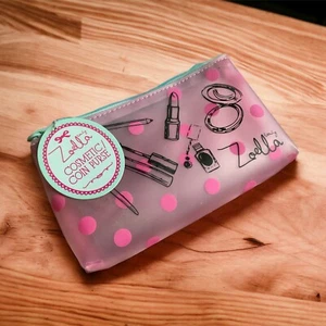 Zoella Beauty Cosmetic / Borsa per monete / Borsa per trucco - Sugg Zoe rosa macchia - Foto 1 di 3
