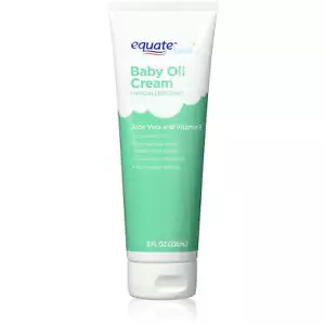 4 pack Equate Aloe & Vitamin E Baby Oil Cream 8 oz 8 Ounce Pack of 1 - Picture 1 of 4