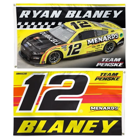 Ryan Blaney 2023 Menards Two-Sided 3x5 Flag Cover