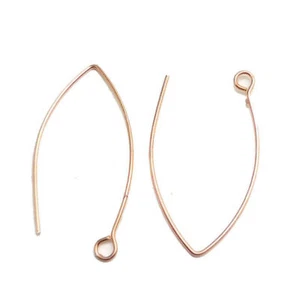 22 Pcs 40X19mm Marquise Earring Finding Copper Plated - Picture 1 of 3