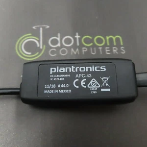 Plantronics APC-43 EHS Cable Headset Electronic Hook Switch Adapter - Picture 1 of 3