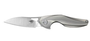 Cuchillo plegable Bestech Isham Reticulan gris mango titanio S35VN liso BT1810A - Imagen 1 de 1