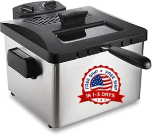 Freidora Profunda Proctor Silex Con Cesta Capacidad De Aceite 4,5 Liter Acero - Bild 1 von 7