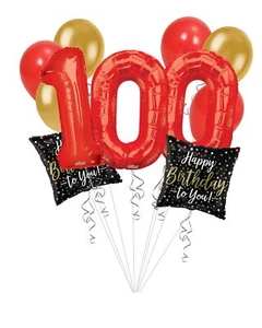 Ramo de globos Happy Birthday to You, globos de fiesta de cumpleaños (11 globos) - Imagen 1 de 1