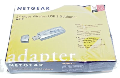 Netgear Wireless-G USB Adapter WG111 - Image 1 of 2