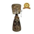 African Akuba Fertility Doll West Africian Wood Stained Home Décor -1005