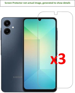 3x Samsung Galaxy A16 Screen Protector w/ cloth - Picture 1 of 2
