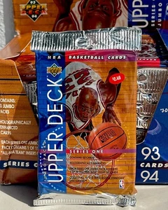 1993-94 UPPER DECK NBA Basketball (Series 1) JUMBO PACK 22 CARDS AIR JORDAN OVP! - Bild 1 von 17