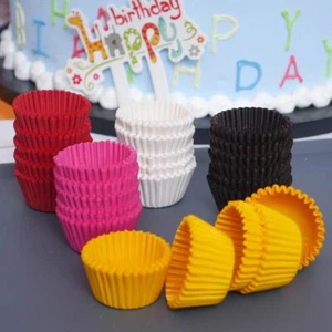 1000PCS Mini Cupcake liners Colorful Cupcake Paper Cases Baking Wrappers Liner - Picture 1 of 13