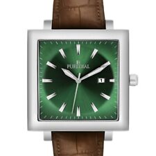 Puredial Square Legacy 1860's style  mens designer watch.