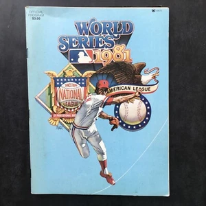 World Series MLB Baseball Yankees vs Dodgers Official Program 1981 - Picture 1 of 10