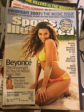 Winter 2007 Beyonce Knowles Sports Illustrated Swimsuit Issue w/3D Glasses