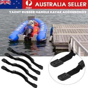 4X Kayak Canoe Boat Side Mount Carry Rubber Grip Handles Replacement Fitting - Picture 1 of 13