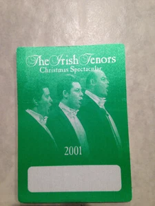 THE IRISH TENORS - CHRISTMAS SPECTACULAR 2001 - Unused Cloth Backstage Pass OTTO - Picture 1 of 1