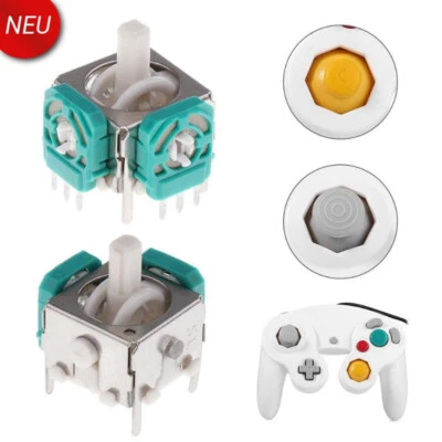Links & Rechts 3D Steuer Modul für Gamecube Controller Stick Thumbstick Kappe GC