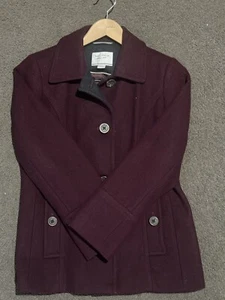 Nautica boys Vintage Maroon Wool Jacket Size LP ( 10-12) - Picture 1 of 6