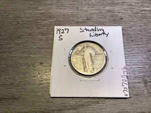 1927-S Standing Liberty Silver Quarter from San Francisco Mint-072723-16 - Picture 1 of 4