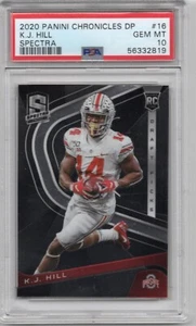 2020 Panini Chronicles DP K.J. Hill Spectra RC #16 PSA 10 Gem Mint - Picture 1 of 2