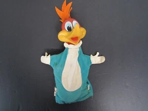 Rare 1962 Mattel Talking Woody Woodpecker Pull-String Plush Puppet - WORKS! - Picture 1 of 9