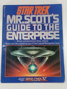 Star Trek: Mr. Scott's Guide to the Enterprise by Shane Johnson Vintage 1987 - Imagen 1 de 10