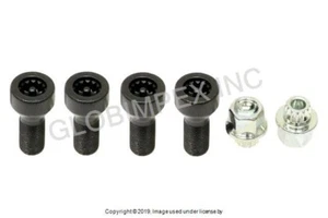 For BMW/MINI (06-21) Wheel Lock Set - Black, Internal Spline Drive Type GENUINE - Picture 1 of 1
