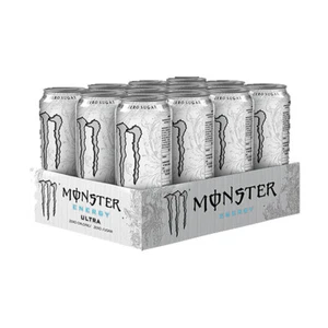 Monster Energy Ultra White Erfrischungsgetränk 500ml 12er Pack - Foto 1 di 1