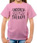 Snooker Is My Therapy - Kids T-Shirt - 147 Crucible Ronnie Player Fan Love