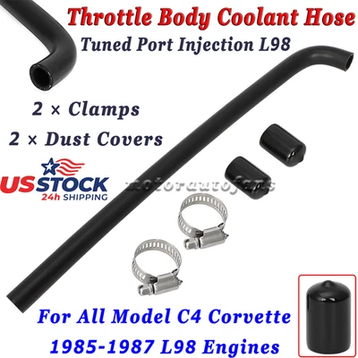 For 1985-1987 C4 Corvette Throttle Body Coolant Hose Kit L98 Tuned Port Engines Foto 1 de 4