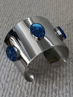 ✅️ Sarah Coventry USA Cuff Cleopatra Bracelet 70er Armreif Space Age Mid Century - Bild 1 von 4