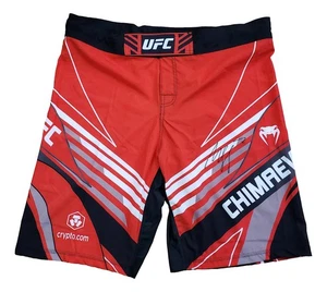 Khamzat Chimaev Signed Red UFC Fight Trunks PSA ITP - Picture 1 of 6