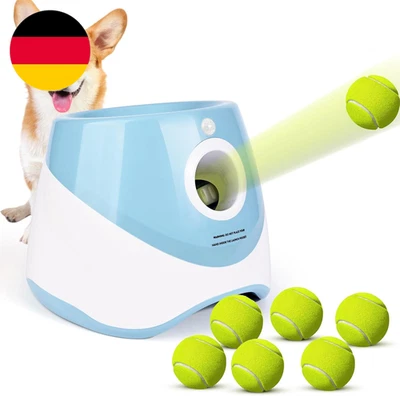 Hunde Ballwurfmaschine Automatisch Interaktives Hundespielzeug Elektrisch Mit 6P