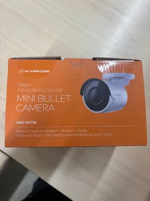 Alarm.com ADC-VC726 INDOOR/OUTDOOR 1080P 4mm HD MINI BULLET CAMERA - Image 1 of 3