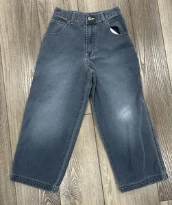 Vtg Y2K bugle boy Denim Carpenter Jeans Boys Size 8 Wide Leg Baggy Skater - Picture 1 of 8
