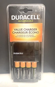 Duracell Value Charger 4 batterie AA - NUOVO! OTTIMO! - Foto 1 di 5