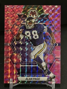 Alan Page 2023 Panini Mosaic #156 Camo Pink Mosaic Minnesota Vikings - Picture 1 of 2