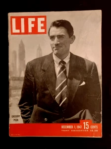 Life Magazine December 1, 1947 Gregory Peck On Cover - Picture 1 of 2