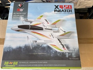 WLtoys XK X450 RC Airplane 2.4G 6CH 3D/6G RC Glider Fixed Wing Aircraft RTF H5Vf - Picture 1 of 1