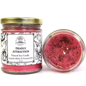 Atracción Mortal Vela de Soja Seducción Pasión Deseo Amor Capucha Pagana Wicca - Imagen 1 de 1