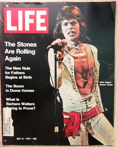 LIFE 7/142/72 ~THE ROLLING STONES/DOMES/BABARA WALTERS/NEW FATHERS/VIETNAMESE - Picture 1 of 17