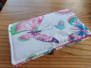 Nadeltasche, Tasche, Etui für Stricknadeln, Häkelnadeln - Schmetterlinge 1 - Bild 1 von 5